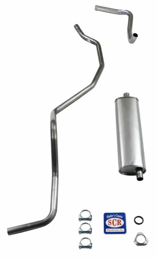 Fits 1960 - 1962 SW 6 cyl. Single Exhaust and 1960 El Camino Exhaust System 73038
